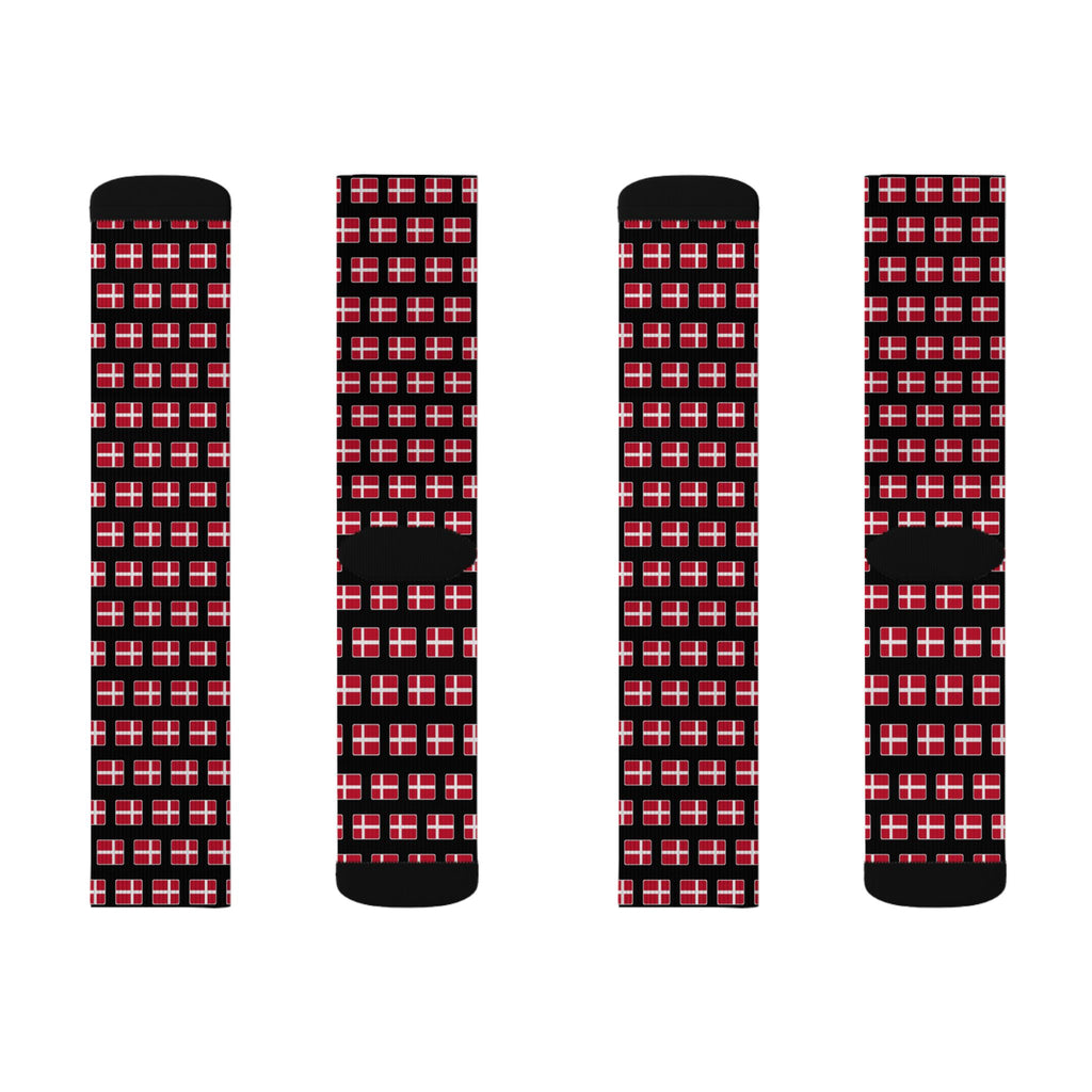 Denmark Mission Flag Socks