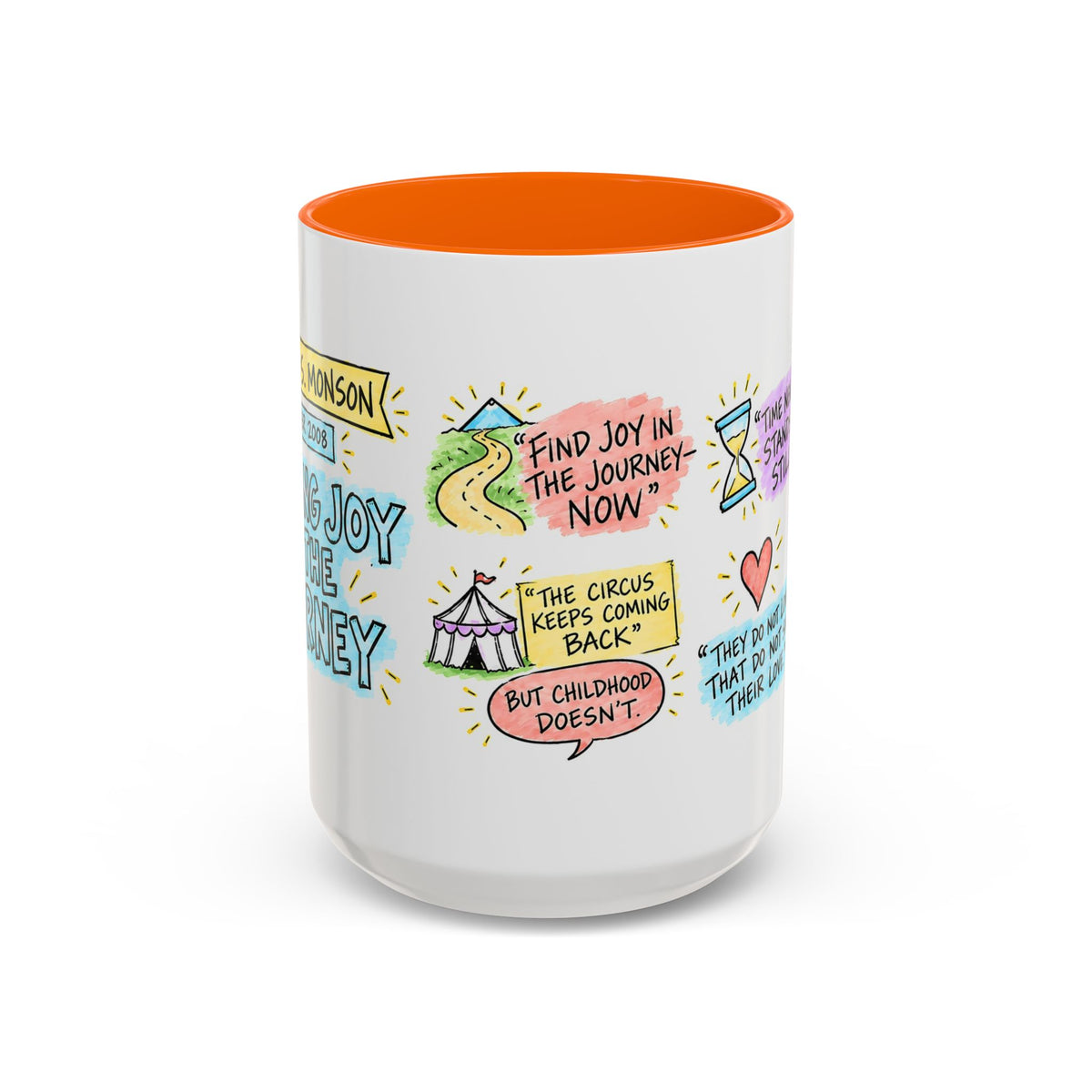 Finding Joy in the Journey Sketch Note Mug — Thomas S. Monson