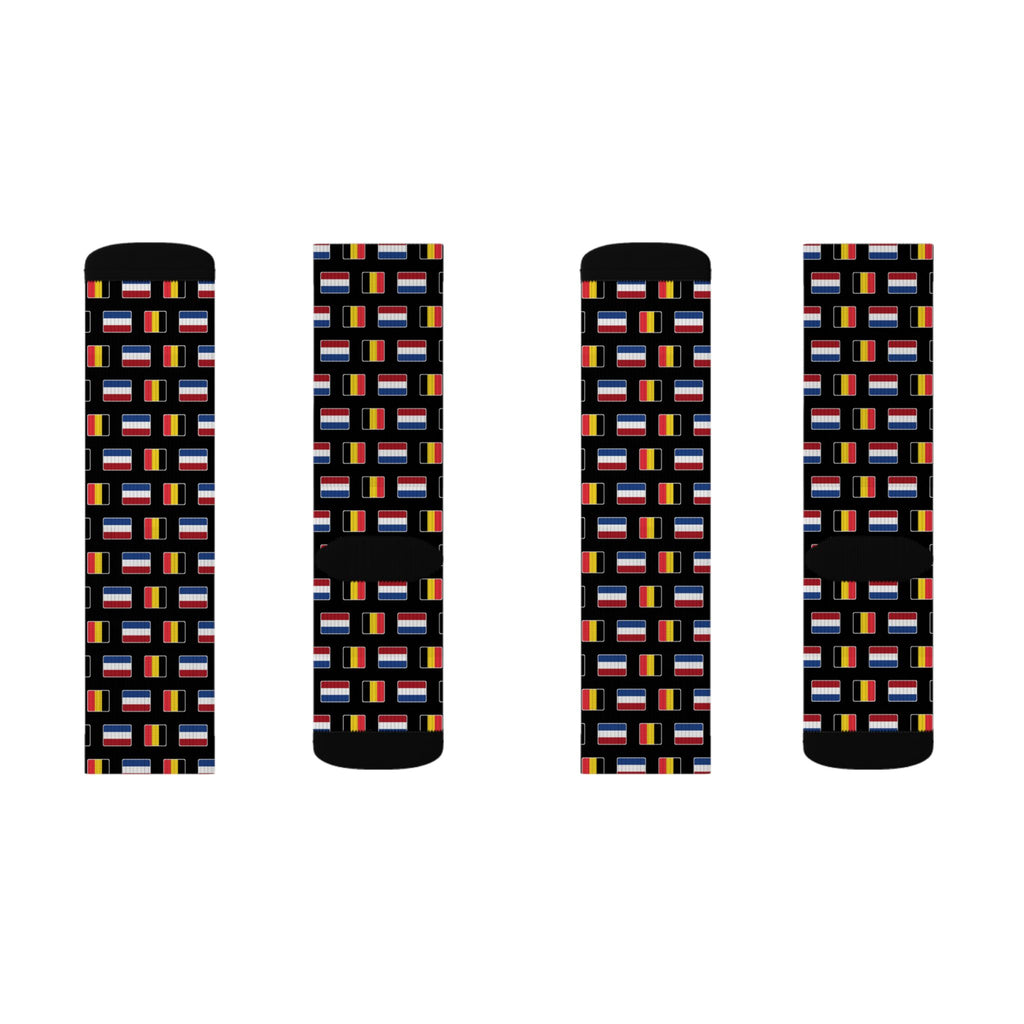 Belgium/Netherlands Mission Flag Socks