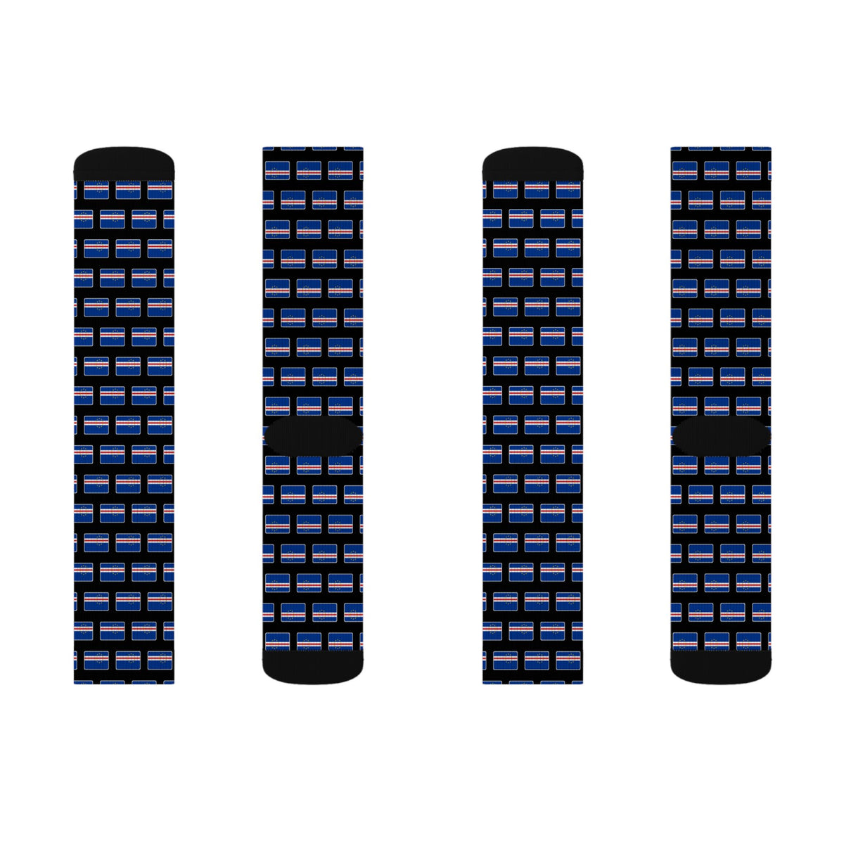 Cape Verde Mission Flag Socks