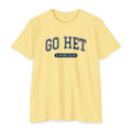 Press Forward shirt in Tok Pisin on Banana Cream: “GO HET”, 2 Nifai 31:20