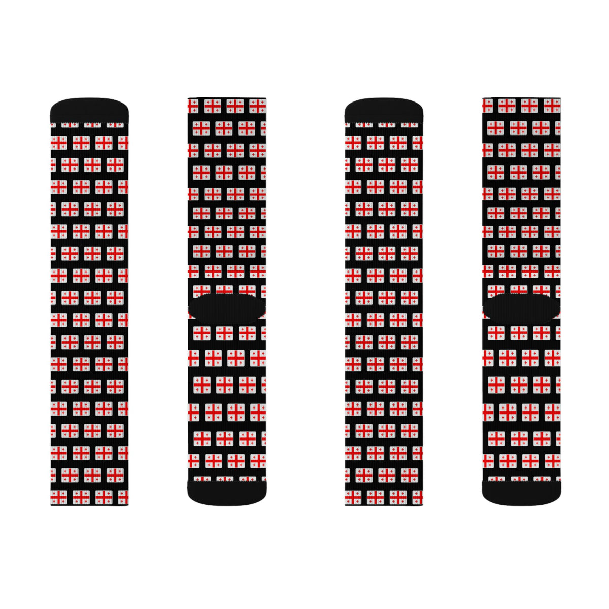 Georgia (Country) Mission Flag Socks