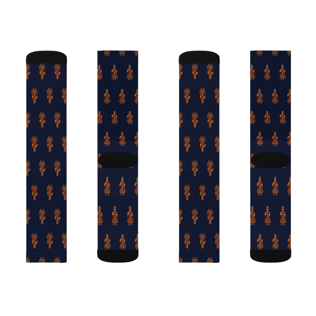 Jared (Rebel Prince) Brick Chess crew socks by Weak Things view 2