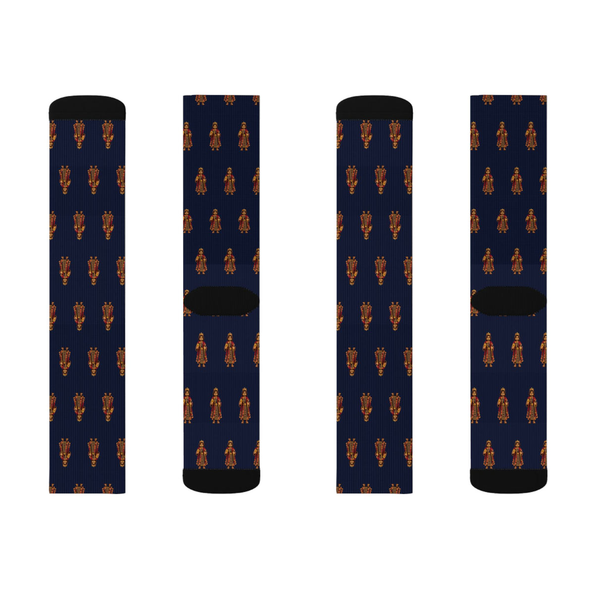 Jared (Rebel Prince) Brick Chess crew socks by Weak Things view 2