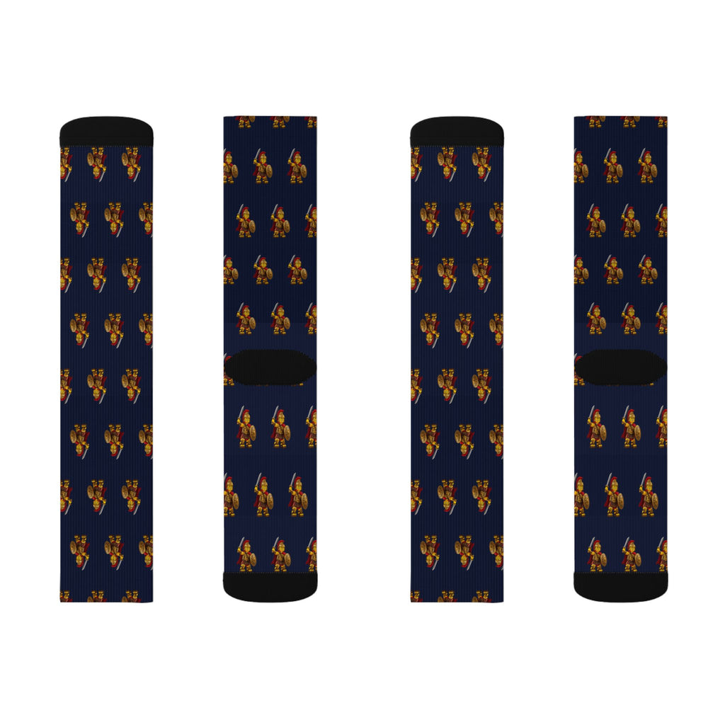 Captain Moroni Brick crew socks by Weak Things view 4