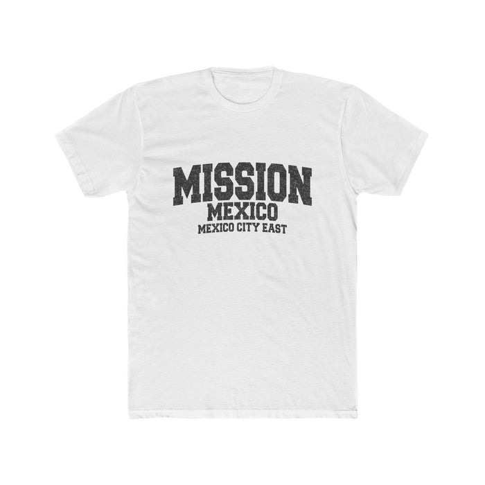 Mexico Mexico City East Mission T-Shirt in Solid White, front view