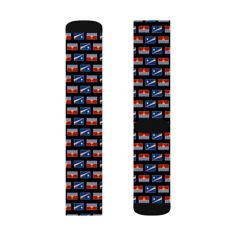 Marshall Islands/Kiribati Mission Flag Socks