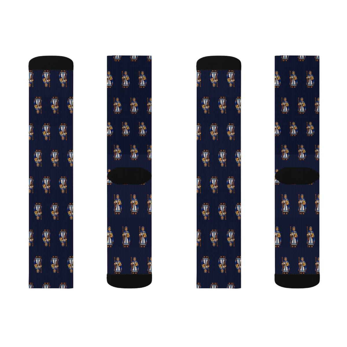 Lehi Brick Chess crew socks by Weak Things view 2