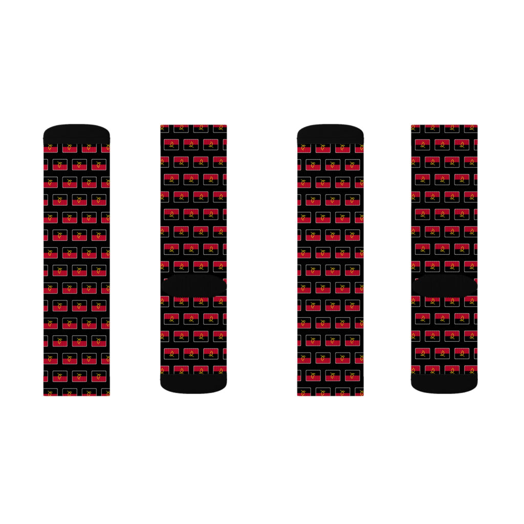 Angola Mission Flag Socks