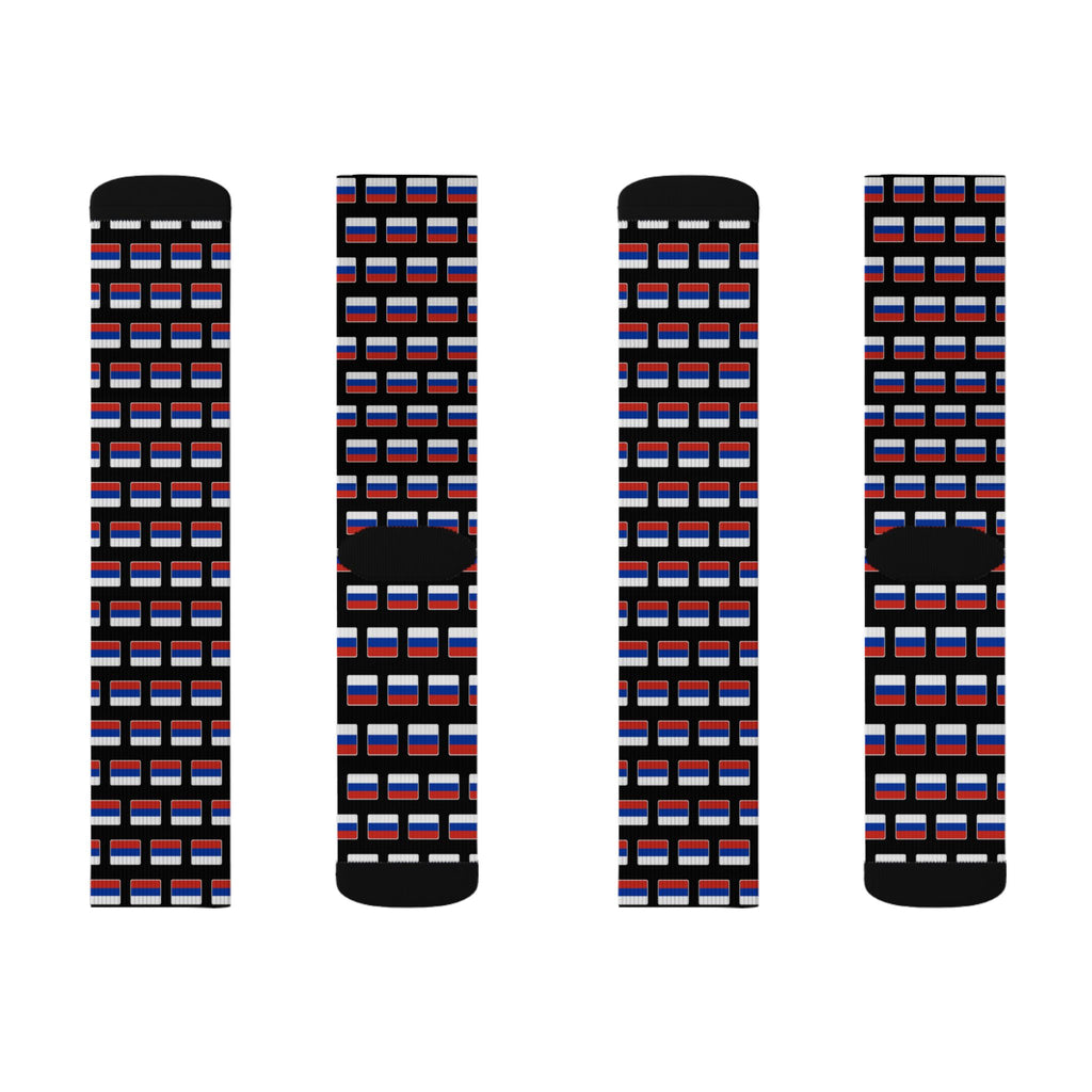 Russia Mission Flag Socks