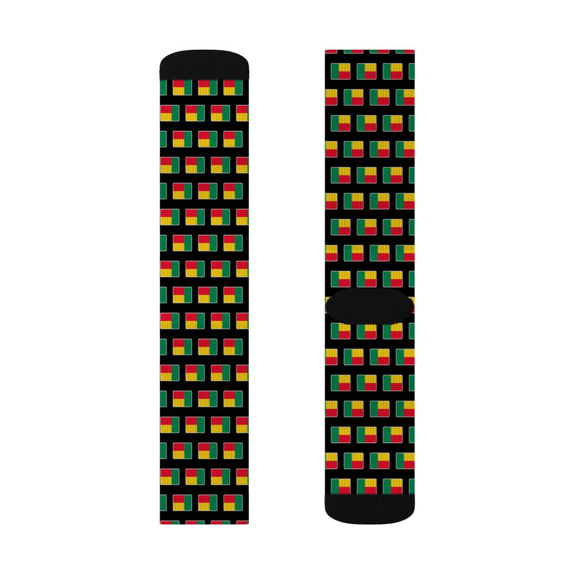 Benin Mission Flag Socks