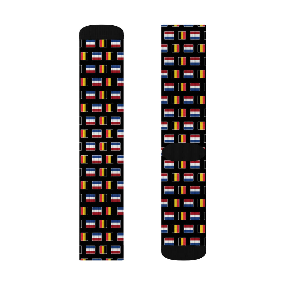Belgium/Netherlands Mission Flag Socks