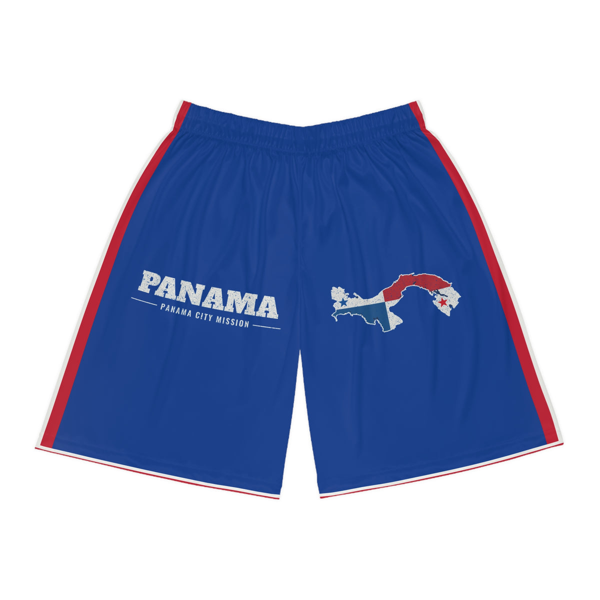 Panama Panama City Mission Basketball Shorts, front view