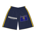 Oregon Eugene Mission Basketball Shorts, front view