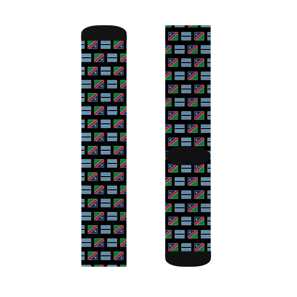 Botswana/Namibia Mission Flag Socks