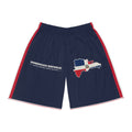 Dominican Republic Santo Domingo North Mission Basketball Shorts, front view
