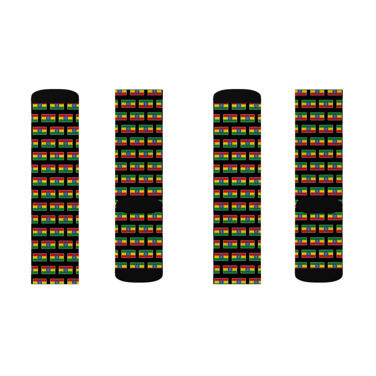 Ethiopia Mission Flag Socks