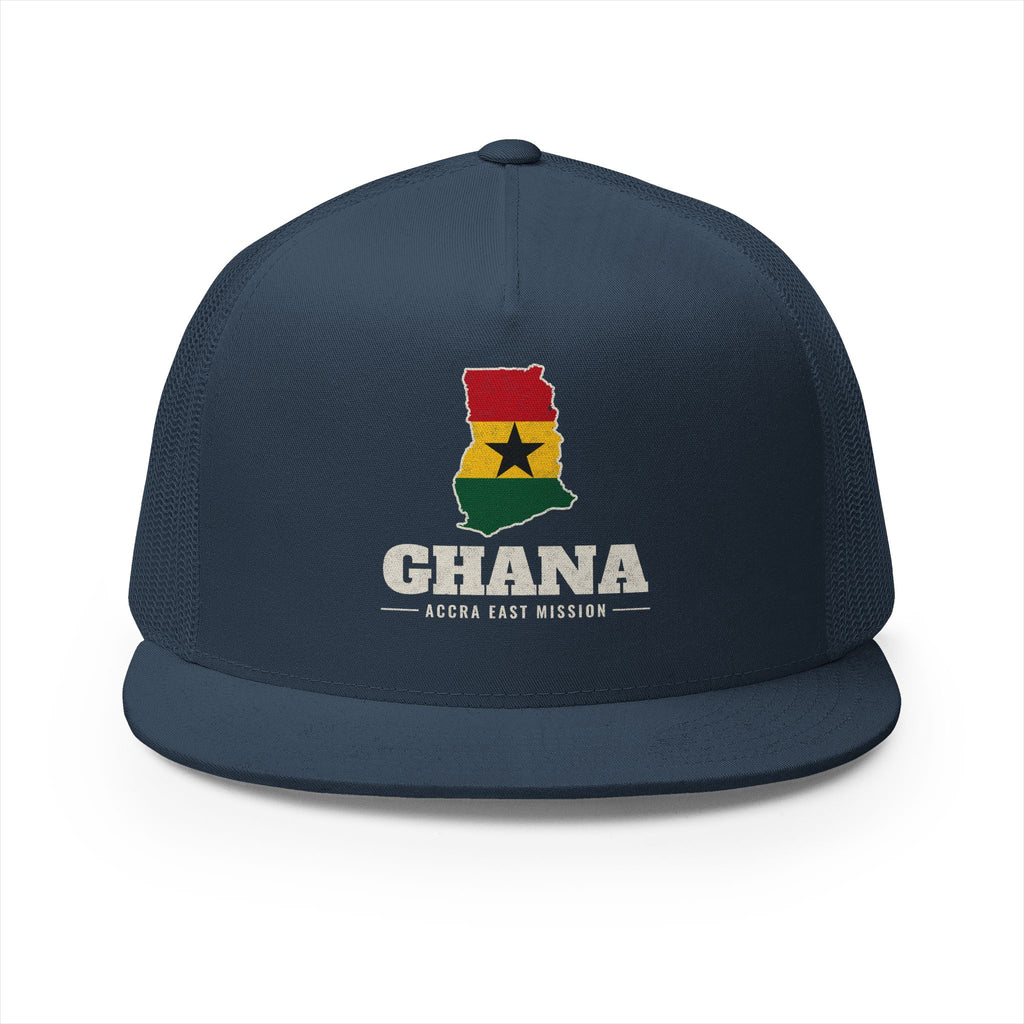 Ghana Accra East Mission Flag Map Trucker Hat