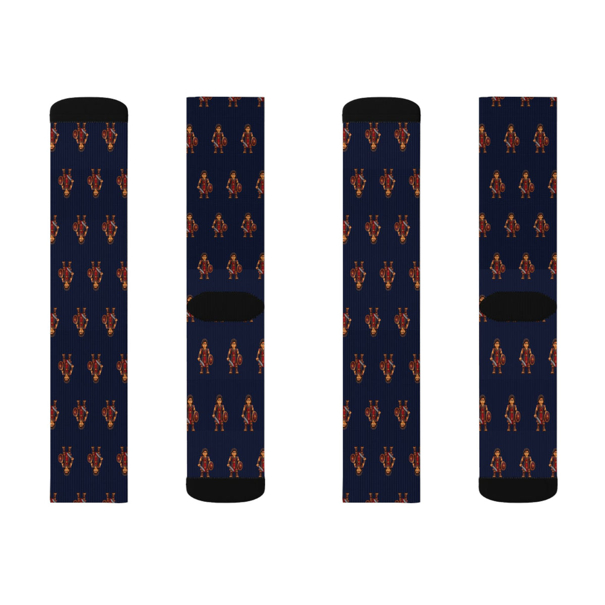 Amlicites Brick Chess crew socks by Weak Things view 2