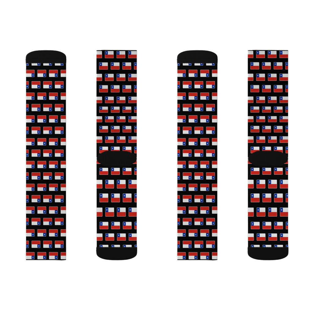 Chile Mission Flag Socks