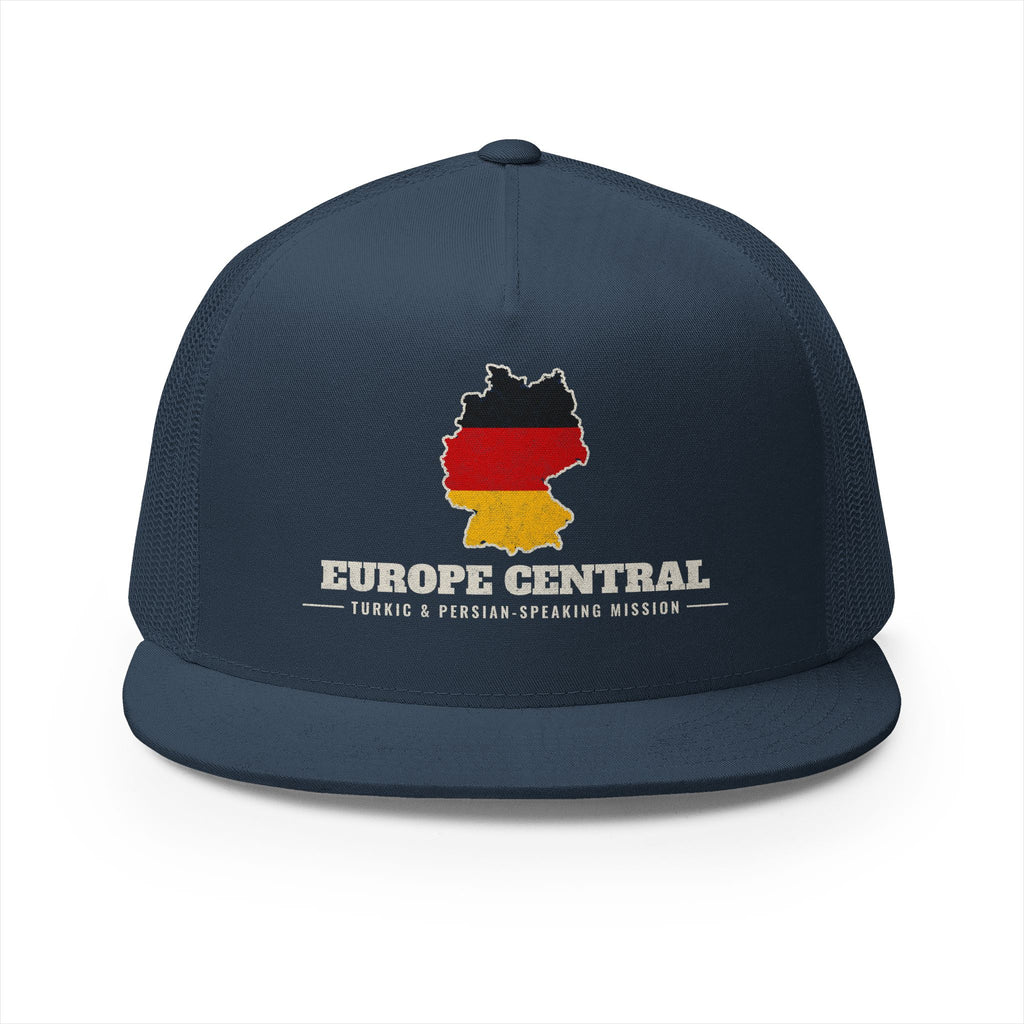Europe Central Turkic and Persian-Speaking Mission Flag Map Trucker Hat