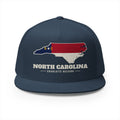 North Carolina Charlotte Mission Flag Map Trucker Hat
