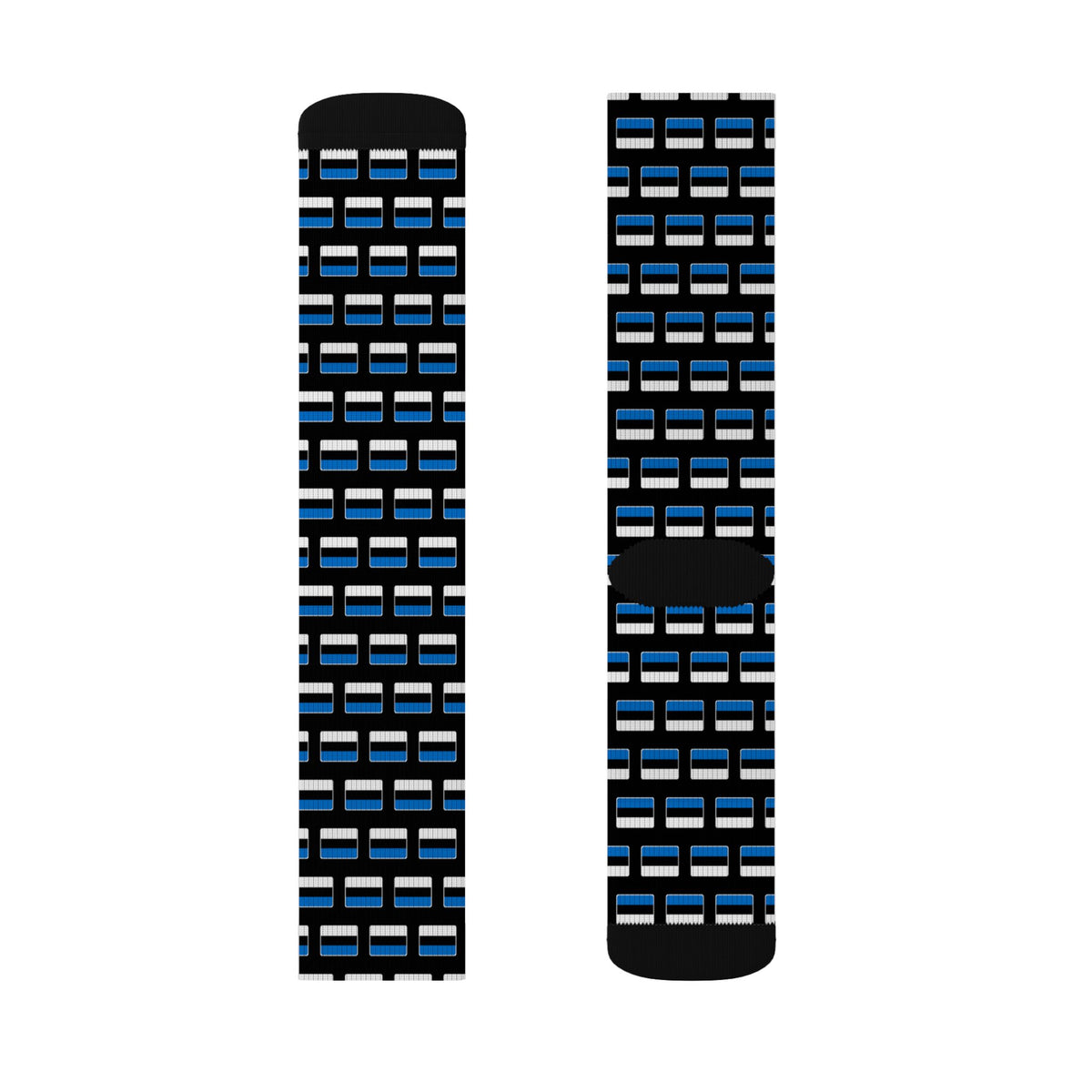 Estonia Mission Flag Socks