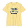 Press Forward shirt in Latvian on Banana Cream: “VIRZĪTIES UZ PRIEKŠU”, 2. Nefija 31:20