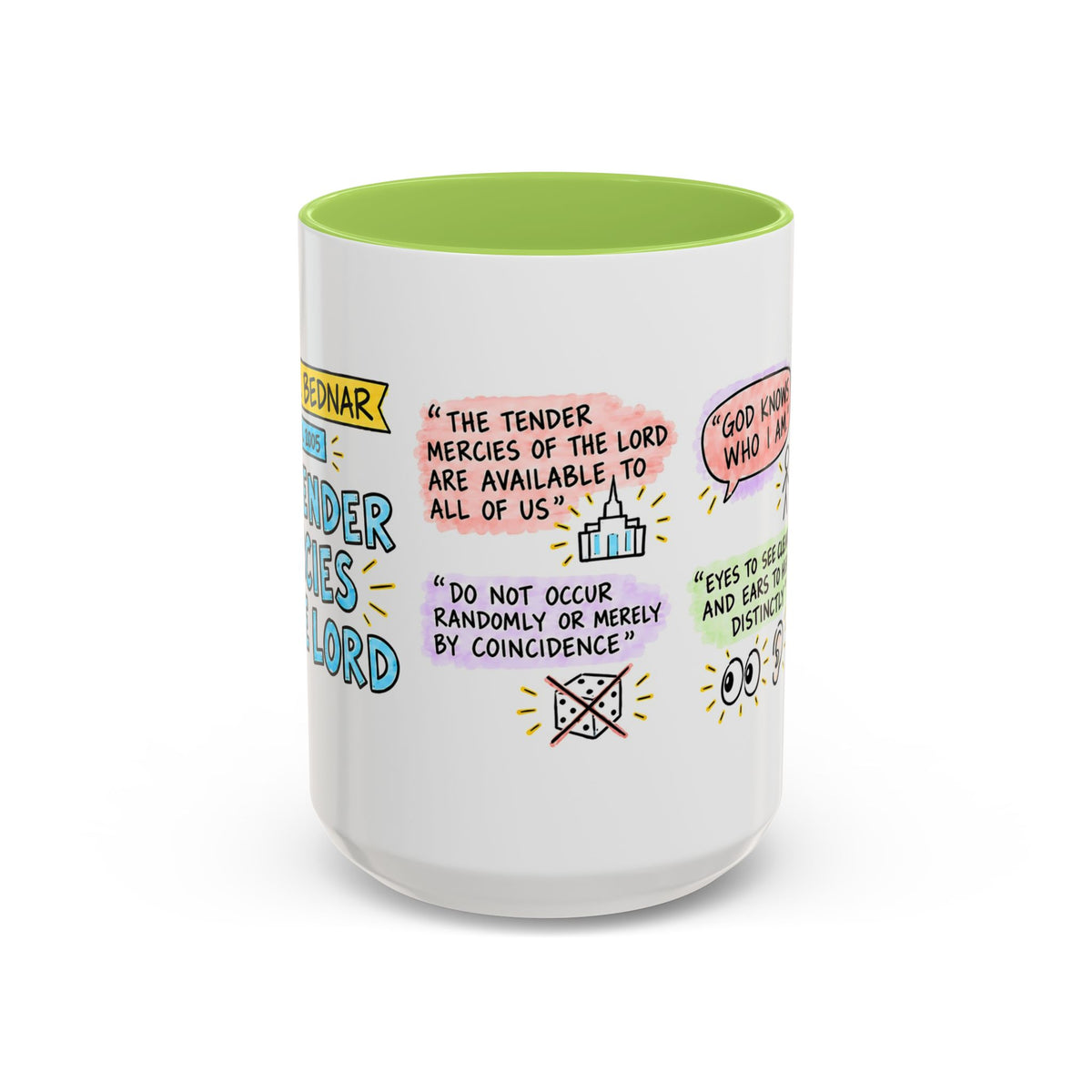 The Tender Mercies of the Lord Sketch Note Mug — David A. Bednar