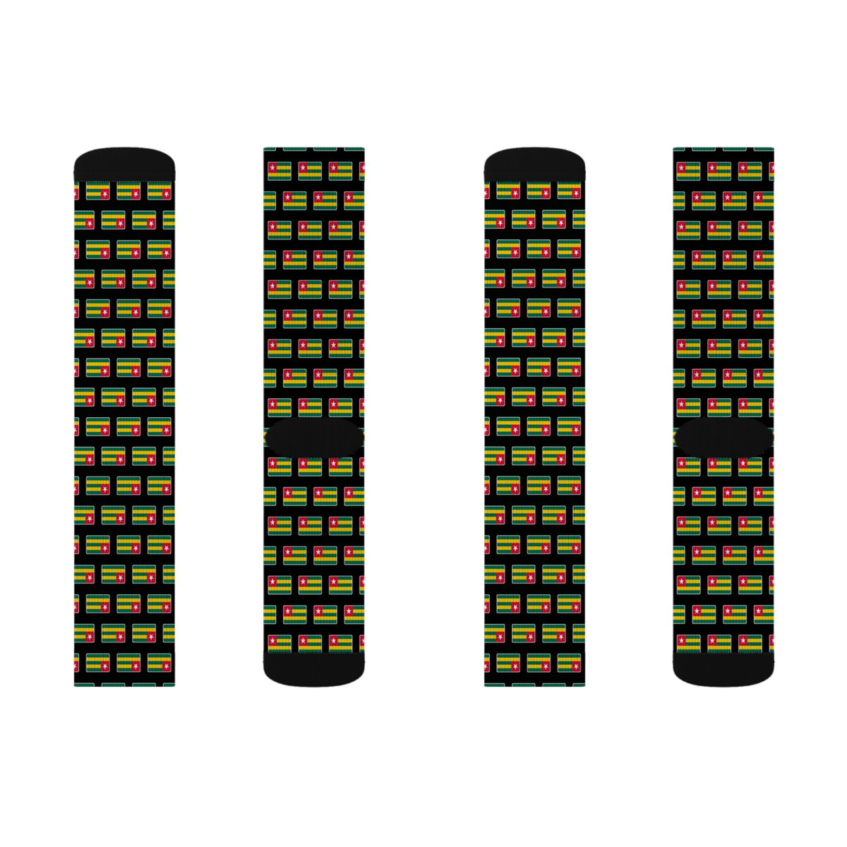 Togo Mission Flag Socks