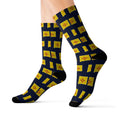 New Mexico Mission Flag Map Socks