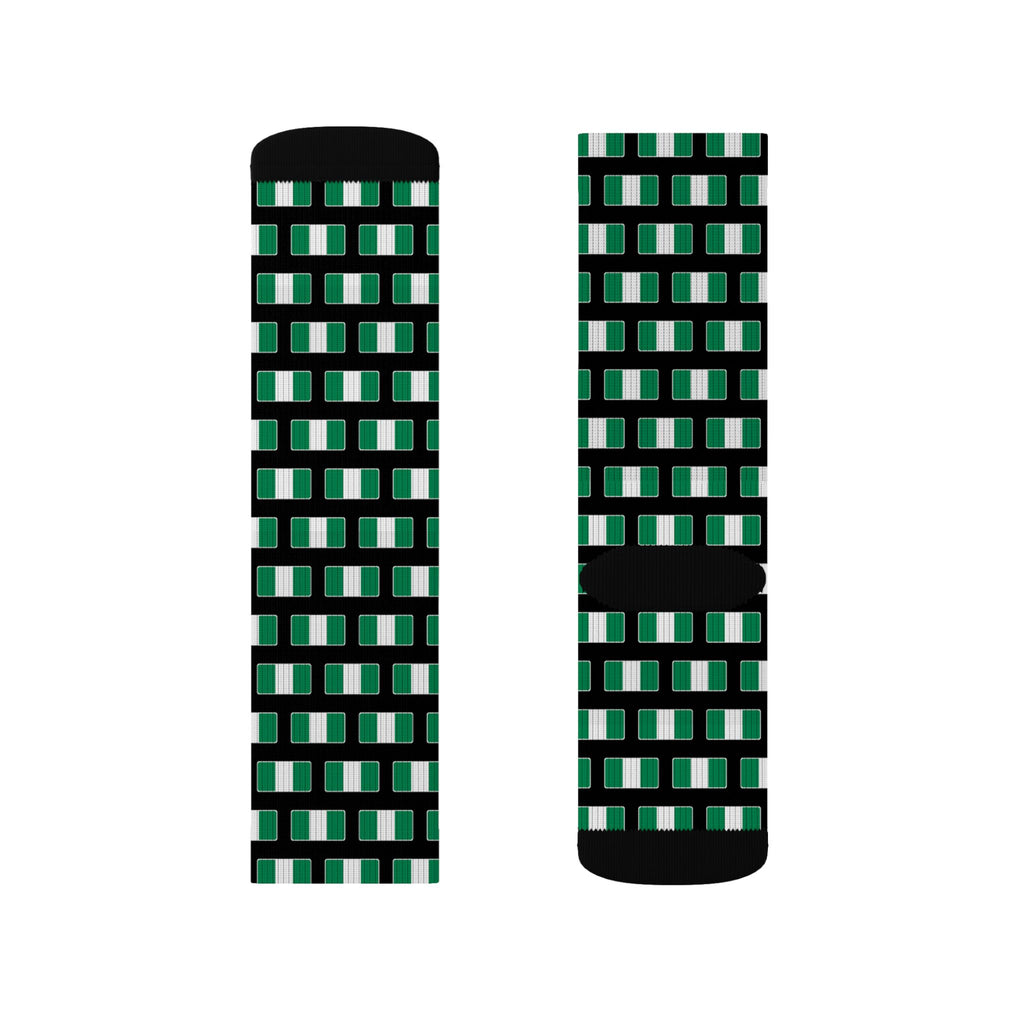 Nigeria Mission Flag Socks