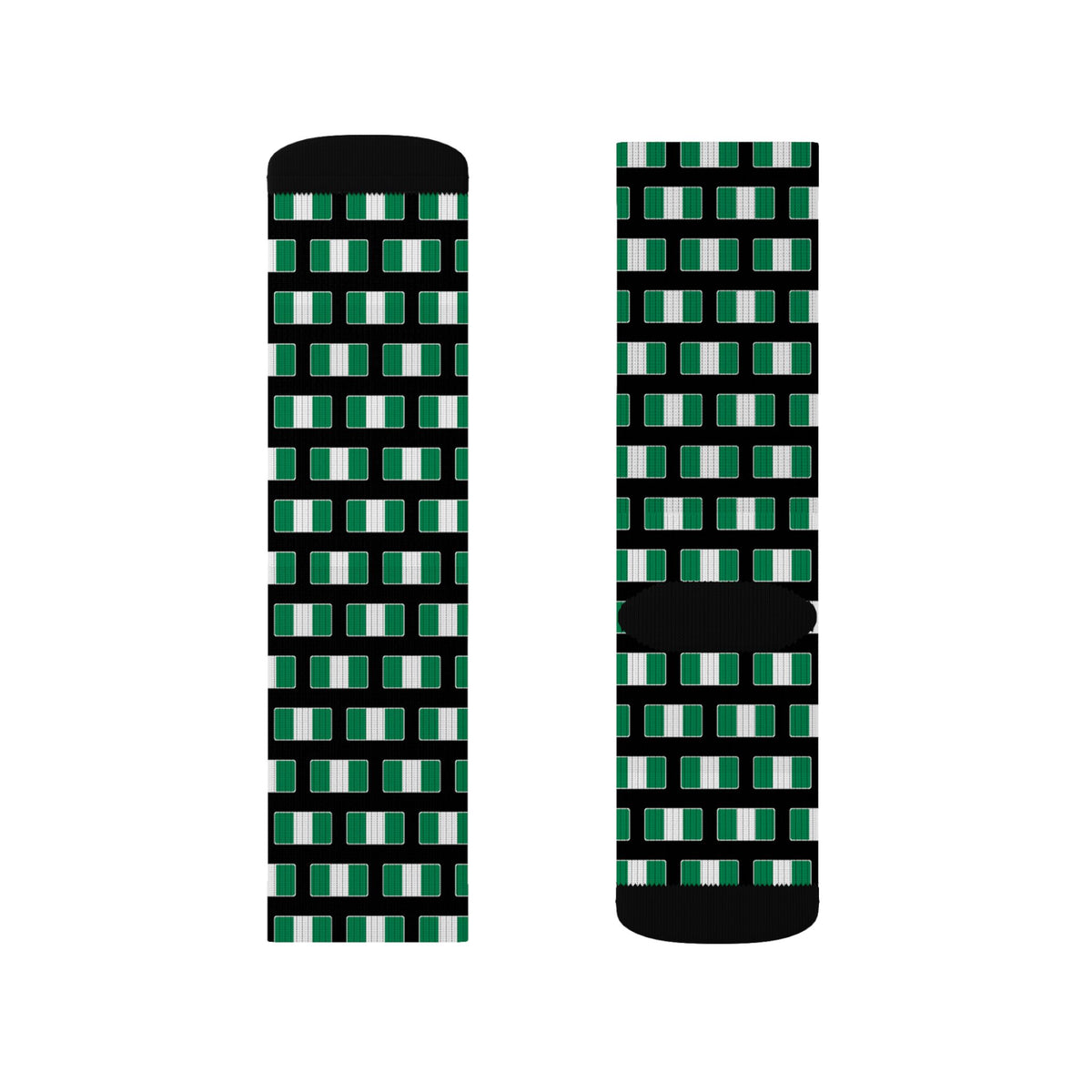 Nigeria Mission Flag Socks