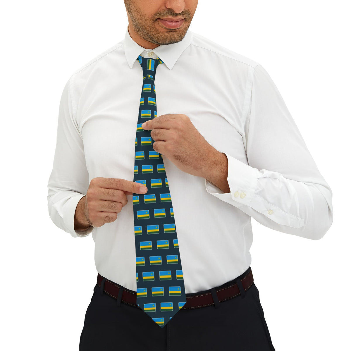 Rwanda Mission Flag Tie