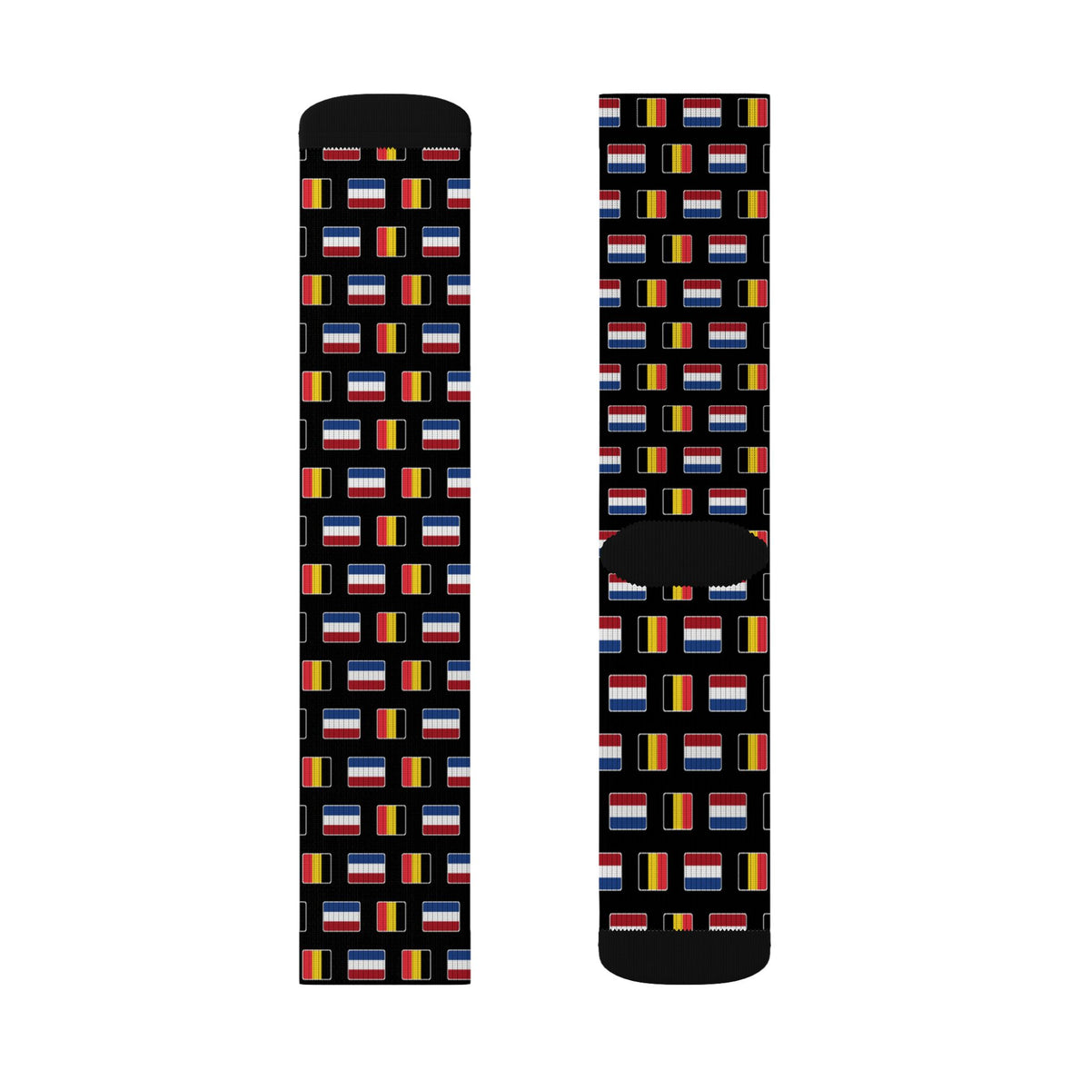 Belgium/Netherlands Mission Flag Socks