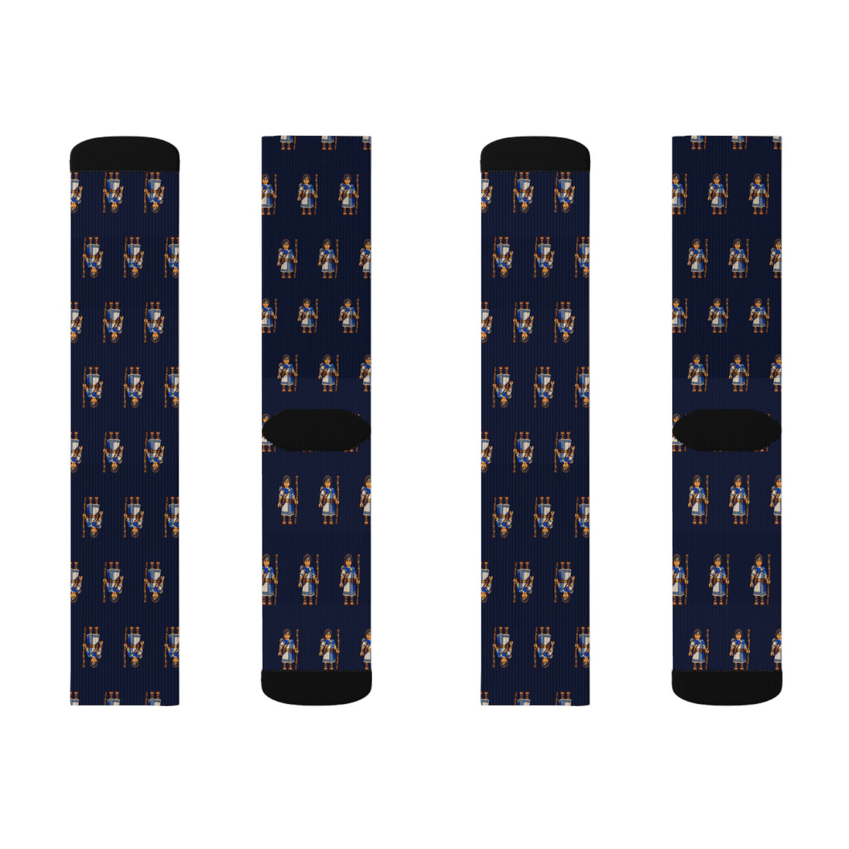 Sam Brick Chess crew socks by Weak Things view 2