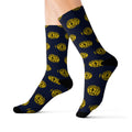 Gordon B. Hinckley Hinckley's Gym crew socks by Weak Things
