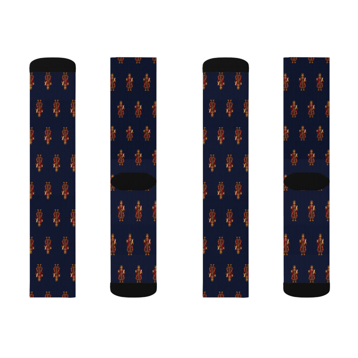 Sherem Brick Chess crew socks by Weak Things view 2