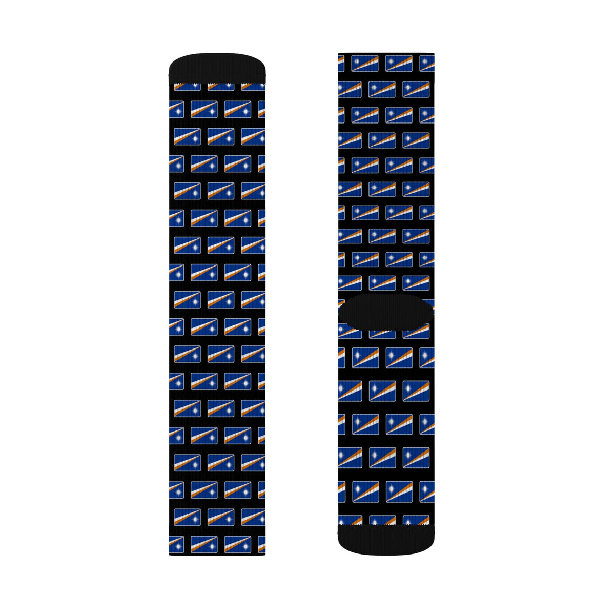 Marshall Islands Mission Flag Socks