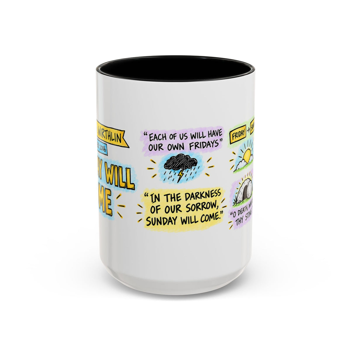Sunday Will Come Sketch Note Mug — Joseph B. Wirthlin