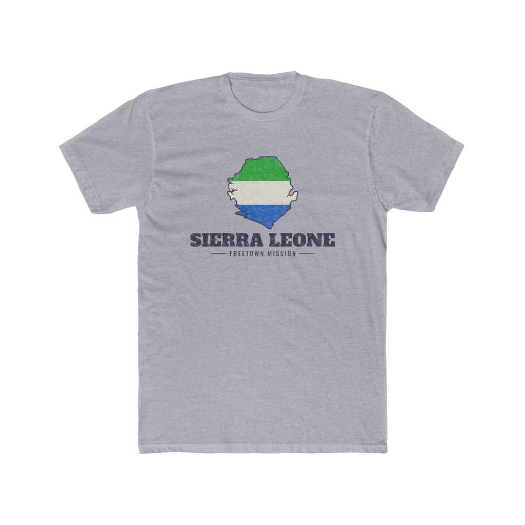 Sierra Leone Freetown Mission Flag Map Shirt