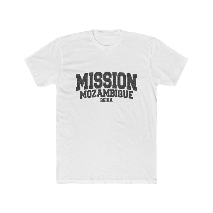 Mozambique Beira Mission T-Shirt in Solid White, front view