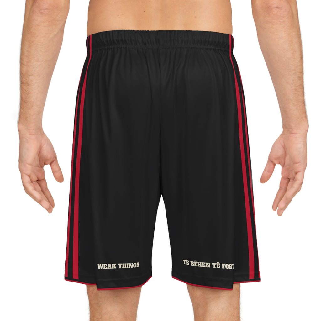Albania Tirana Mission Basketball Shorts, worn, back view