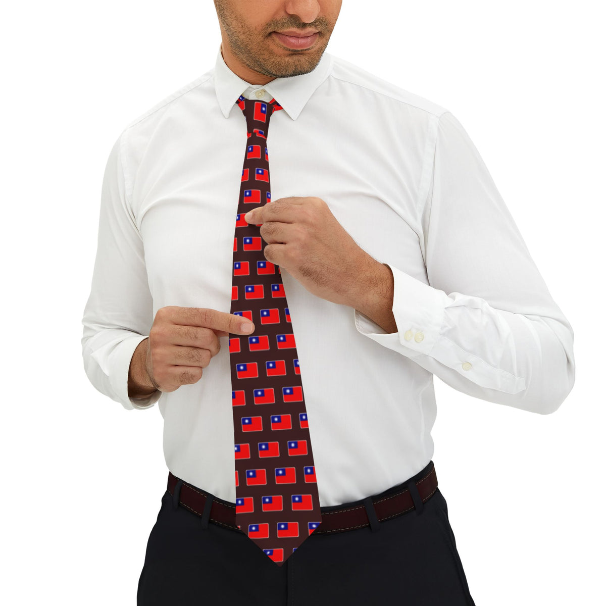 Taiwan Mission Flag Tie