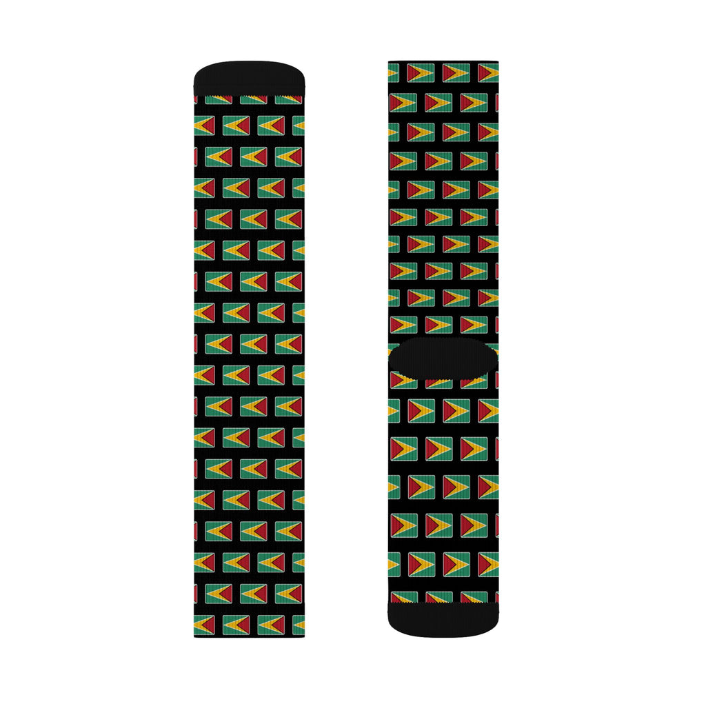 Guyana Mission Flag Socks