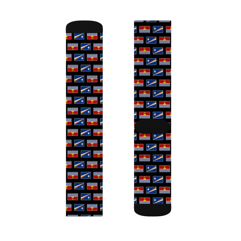 Marshall Islands/Kiribati Mission Flag Socks