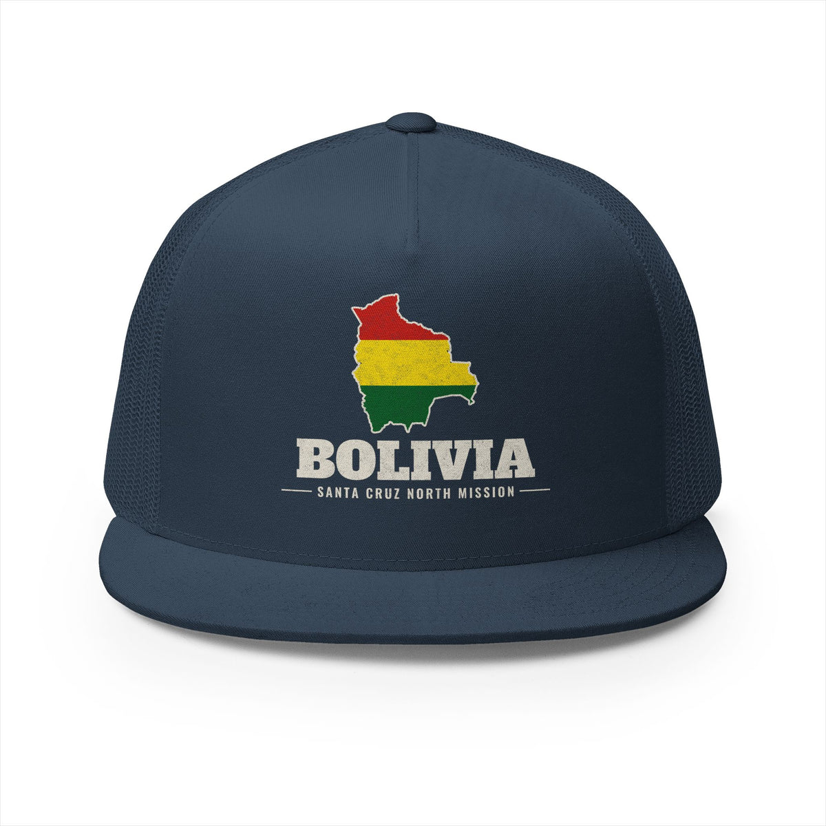 Bolivia Santa Cruz North Mission Flag Map Trucker Hat