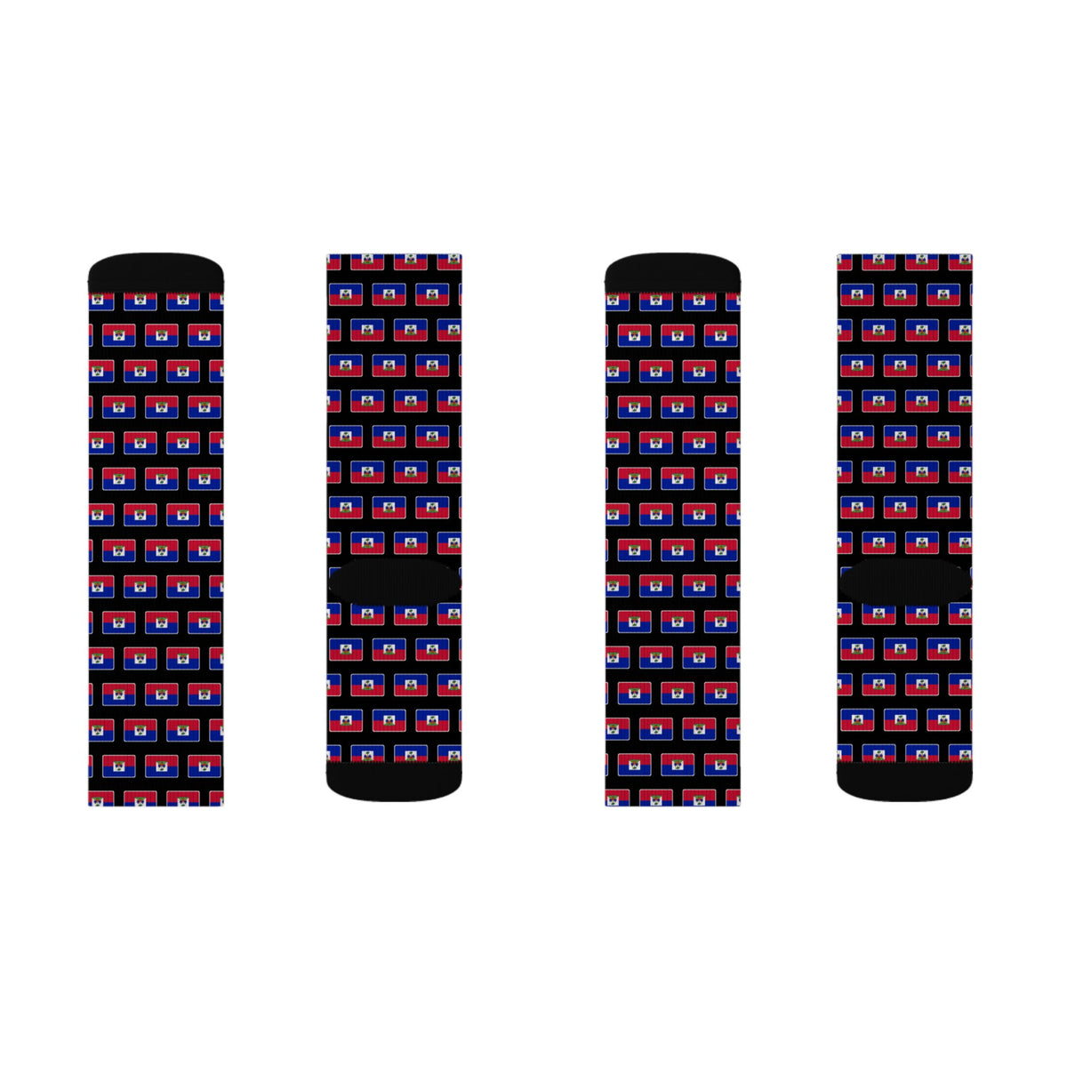 Haiti Mission Flag Socks
