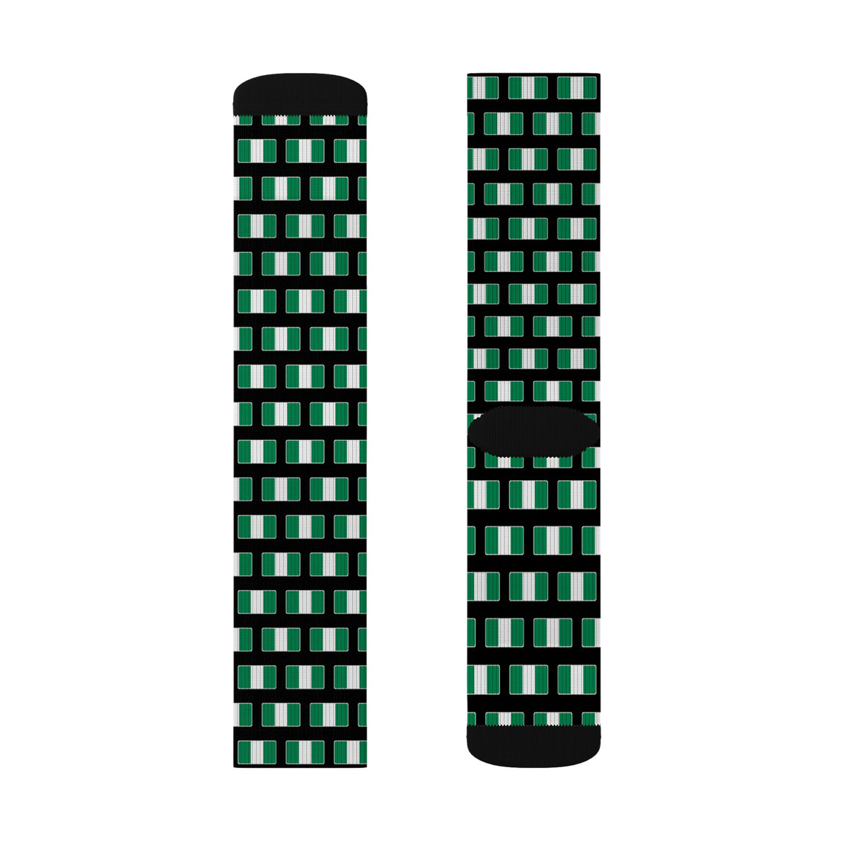 Nigeria Mission Flag Socks