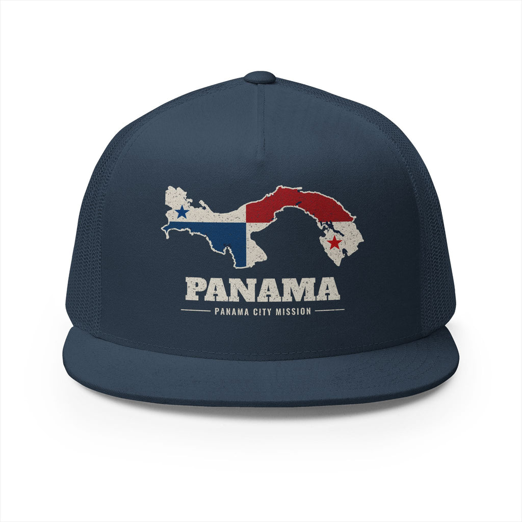Panama Panama City Mission Flag Map Trucker Hat